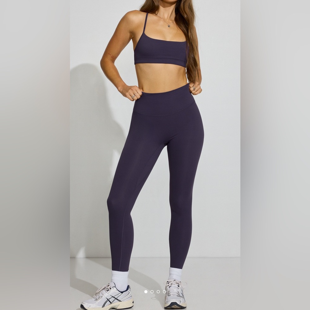Garage Plum High-Waist Active Leggings